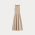 Khaki Elegant Long Dresses 2025 – Sleeveless Y2K Party Dress for Women